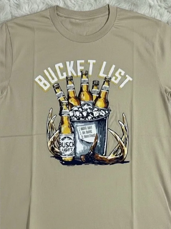 Bucket List T-Shirt - Picture 1 of 3